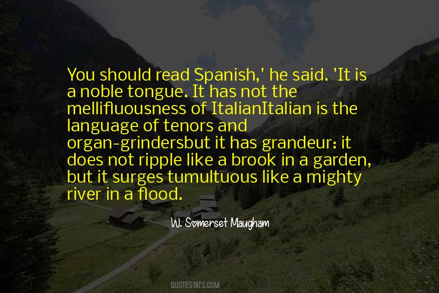 Quotes About Spanish #1013898