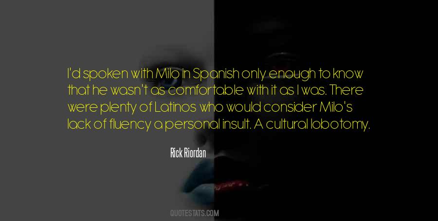 Quotes About Spanish #1175406