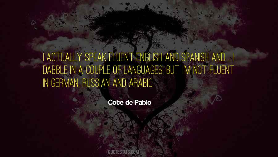 Quotes About Spanish #1219248