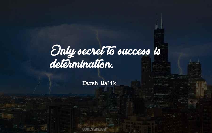 Quotes About Secret Success #101847