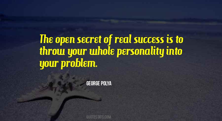 Quotes About Secret Success #171244