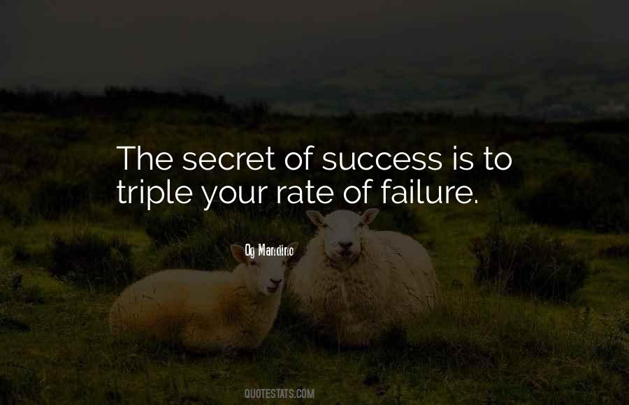 Quotes About Secret Success #238105