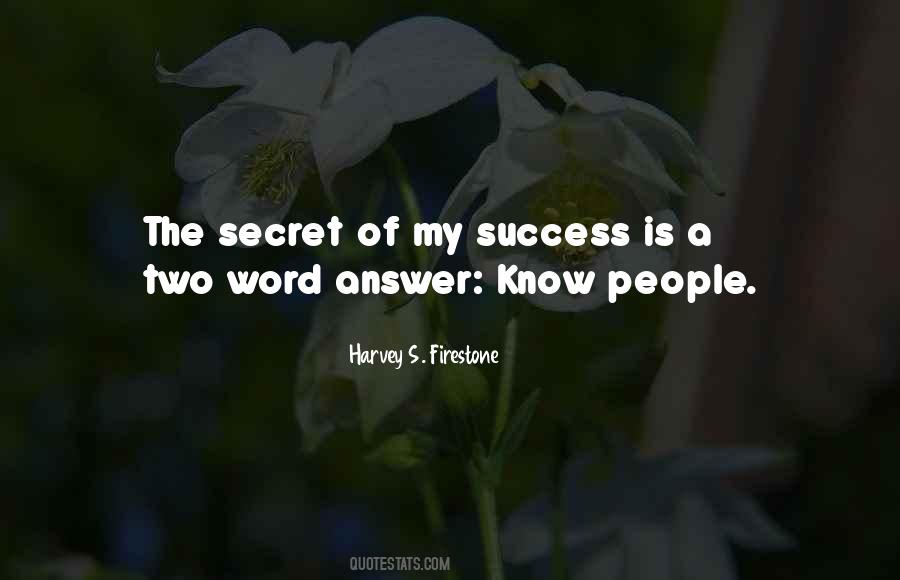 Quotes About Secret Success #270679