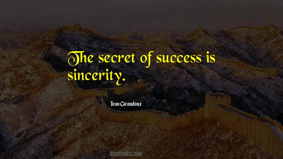 Quotes About Secret Success #292150