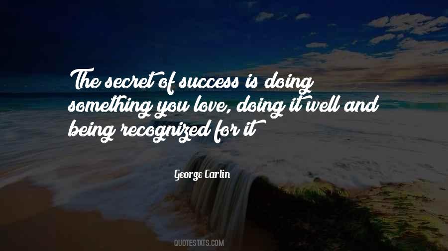 Quotes About Secret Success #298877