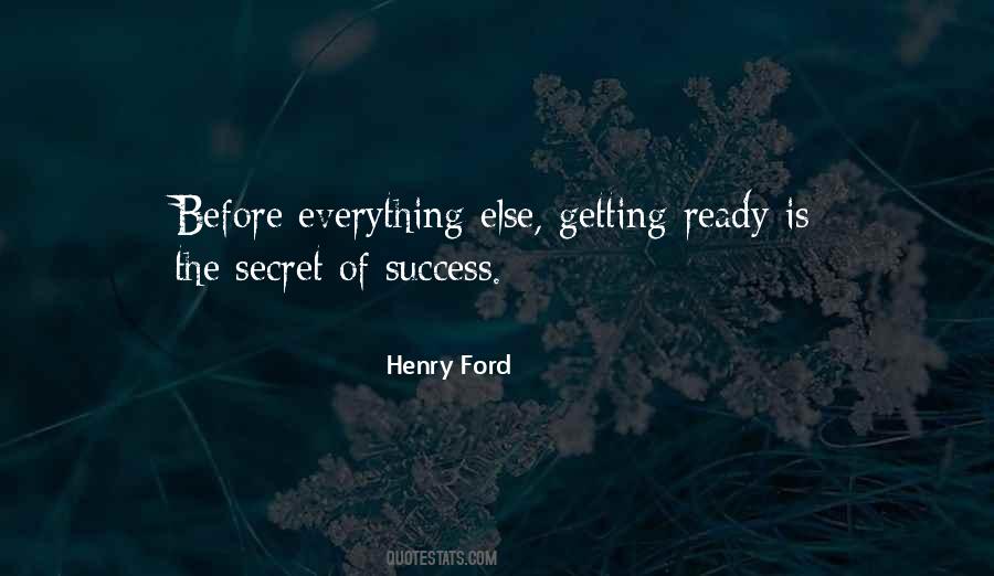 Quotes About Secret Success #368647