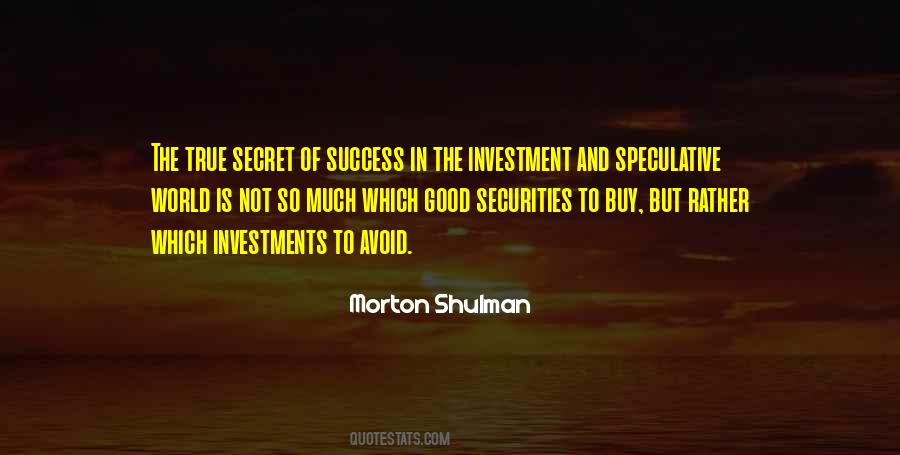 Quotes About Secret Success #413730