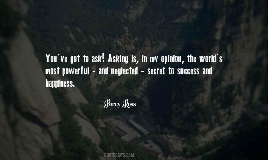 Quotes About Secret Success #91419