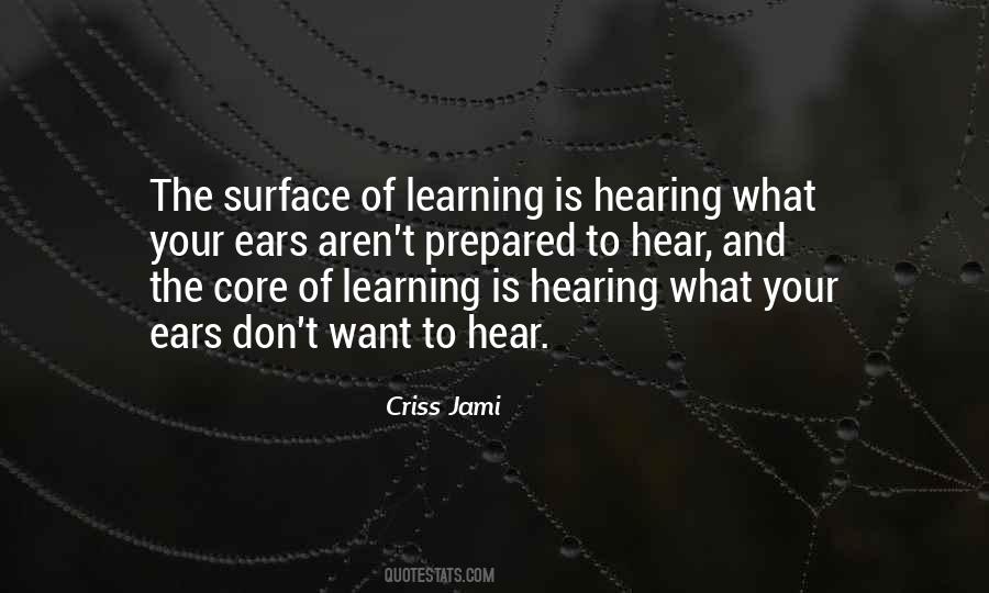 Quotes About Hearing #1548944