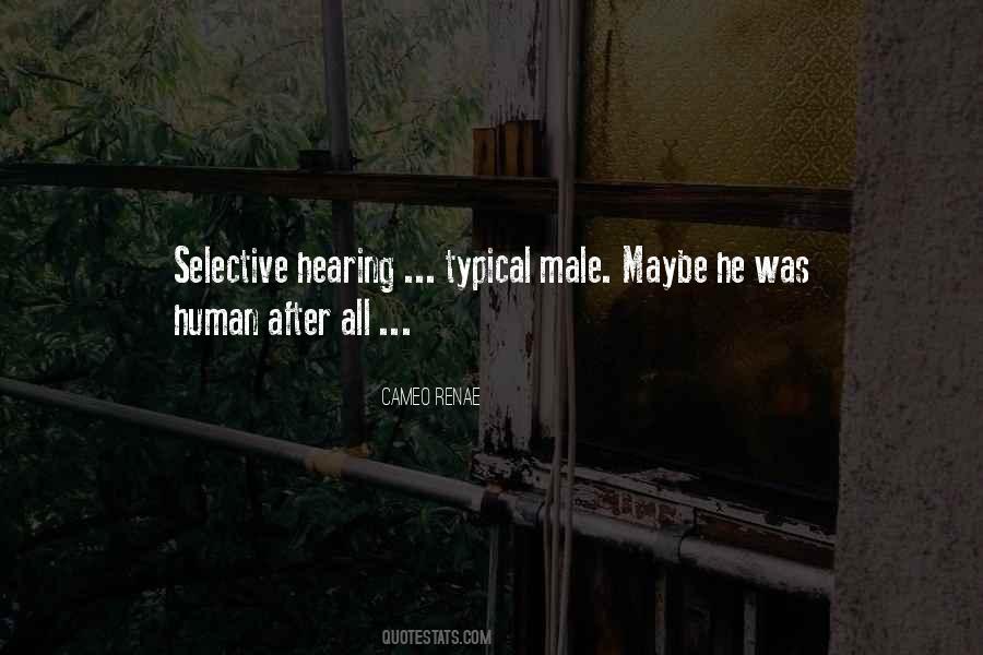 Quotes About Hearing #1632568