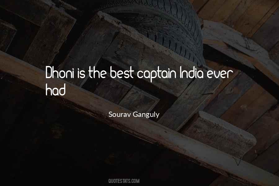 Quotes About Dhoni #1445480