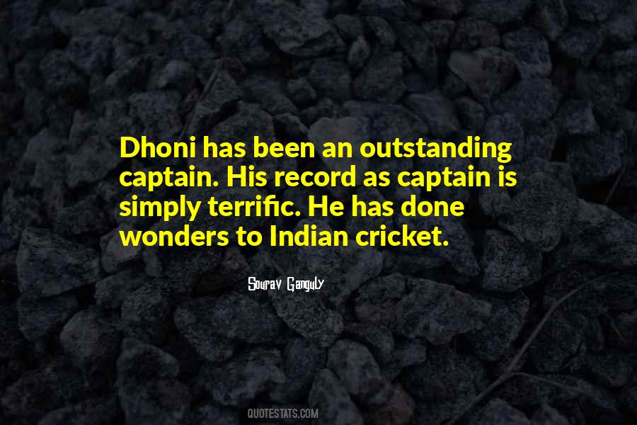 Quotes About Dhoni #720919