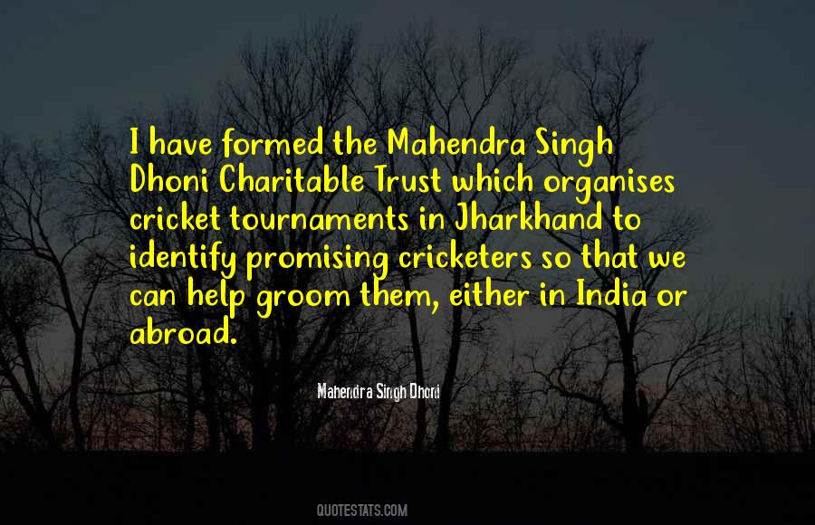 Quotes About Dhoni #883781