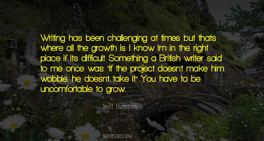 Quotes About The Right Place #1156078