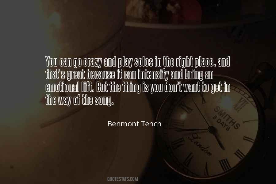 Quotes About The Right Place #1225291