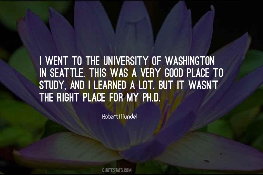 Quotes About The Right Place #1251329
