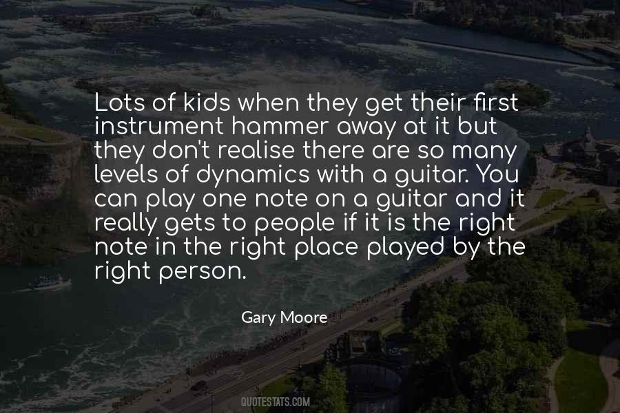 Quotes About The Right Place #1405385