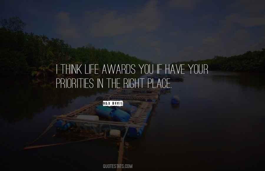 Quotes About The Right Place #47071