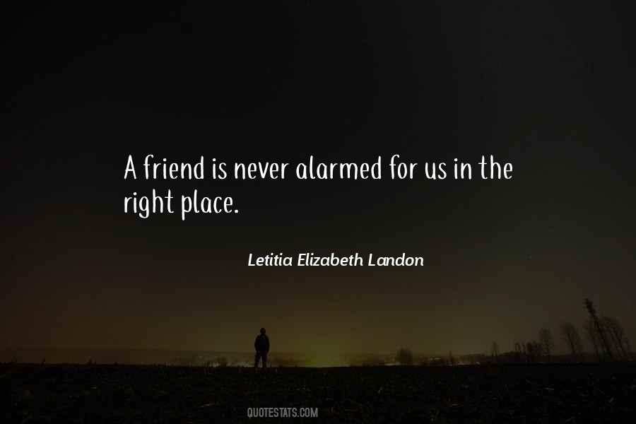 Quotes About The Right Place #78641