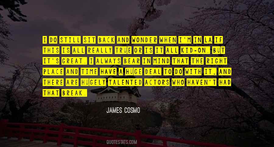 Quotes About The Right Place #977618