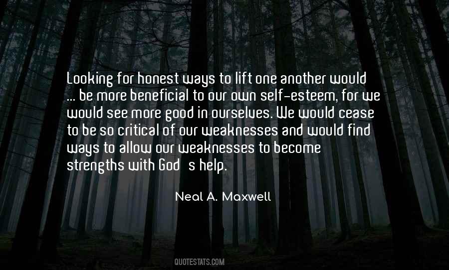 Quotes About Our Weaknesses #1458388