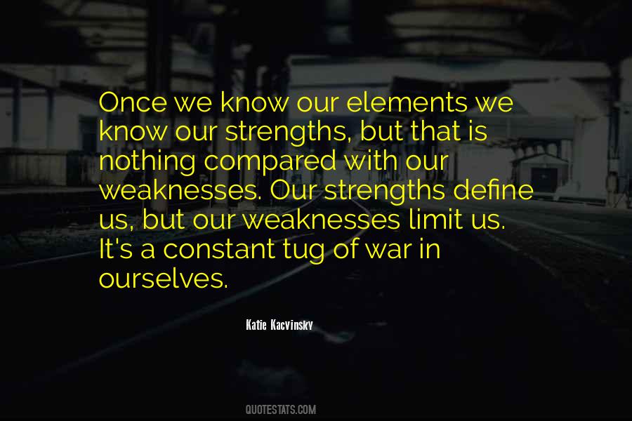 Quotes About Our Weaknesses #494567