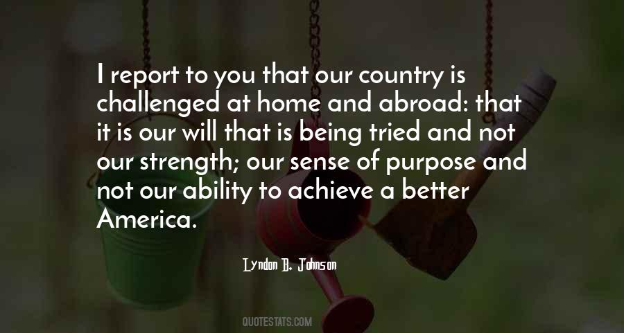 Quotes About America's Strength #1004277