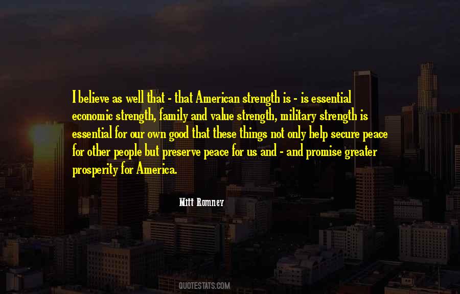 Quotes About America's Strength #1395604