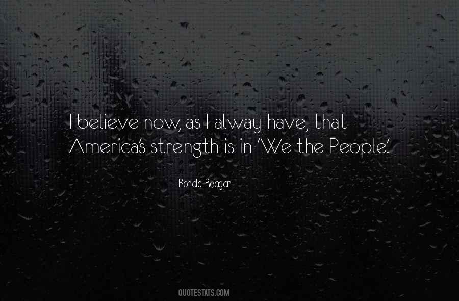 Quotes About America's Strength #658163