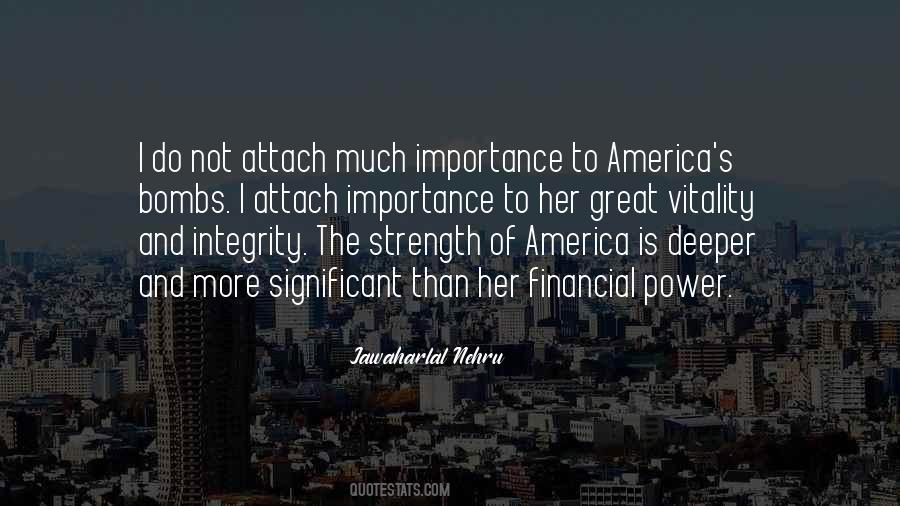 Quotes About America's Strength #721093