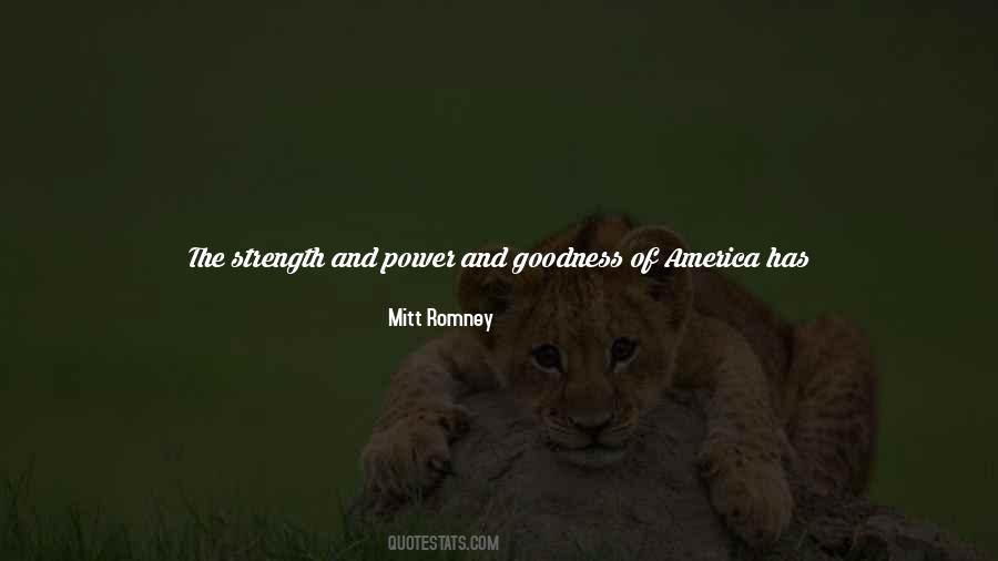 Quotes About America's Strength #728107