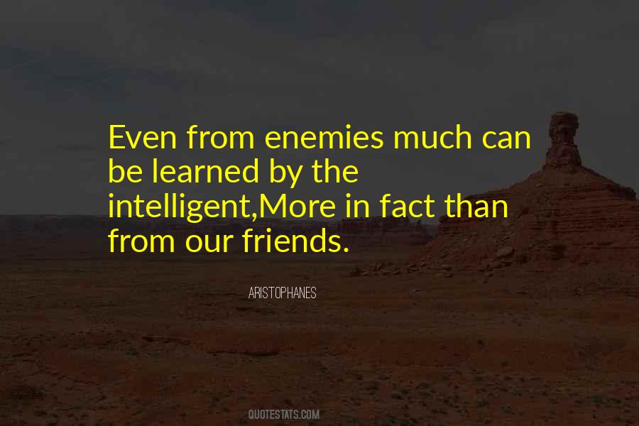 Quotes About Friends Enemies #145674