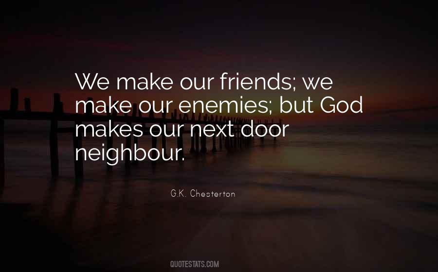 Quotes About Friends Enemies #183301