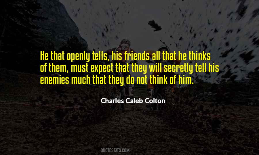 Quotes About Friends Enemies #240208