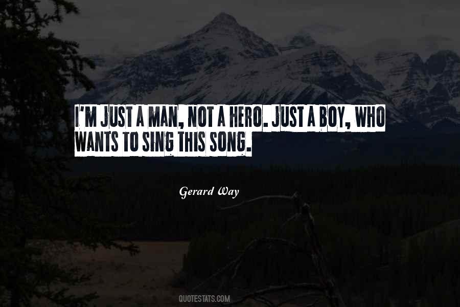Not A Hero Quotes #1133215