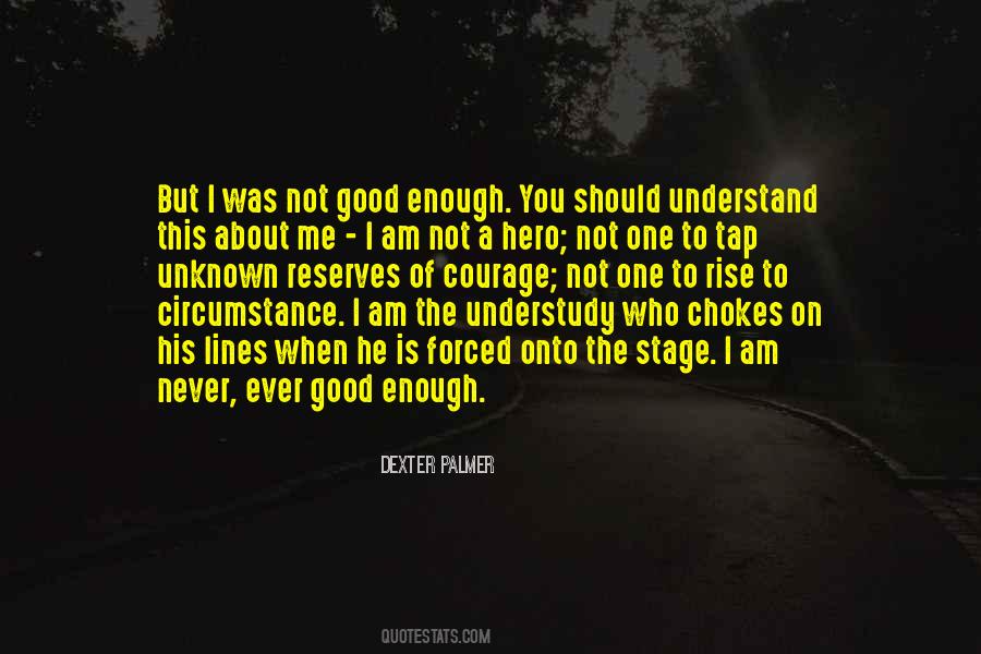 Not A Hero Quotes #40286
