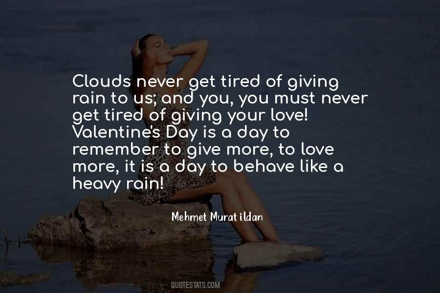 Quotes About Heavy Clouds #815737