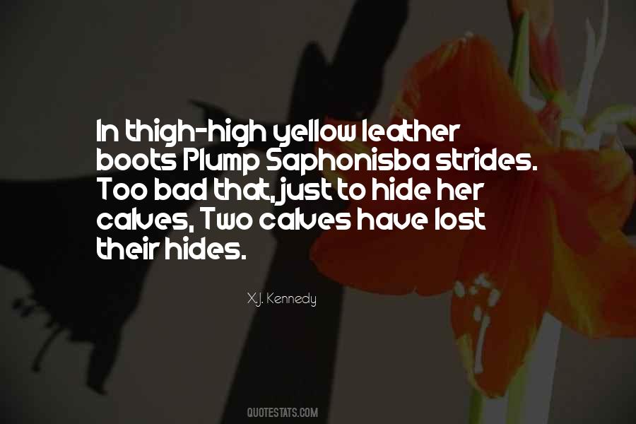 Quotes About Leather Boots #1164563
