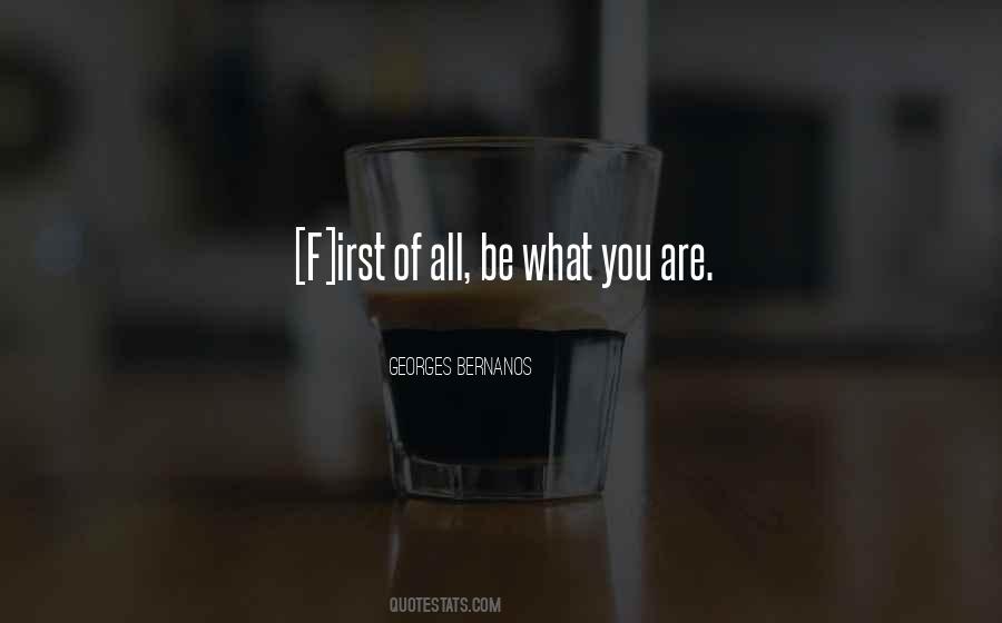 Be What You Are Quotes #1760972