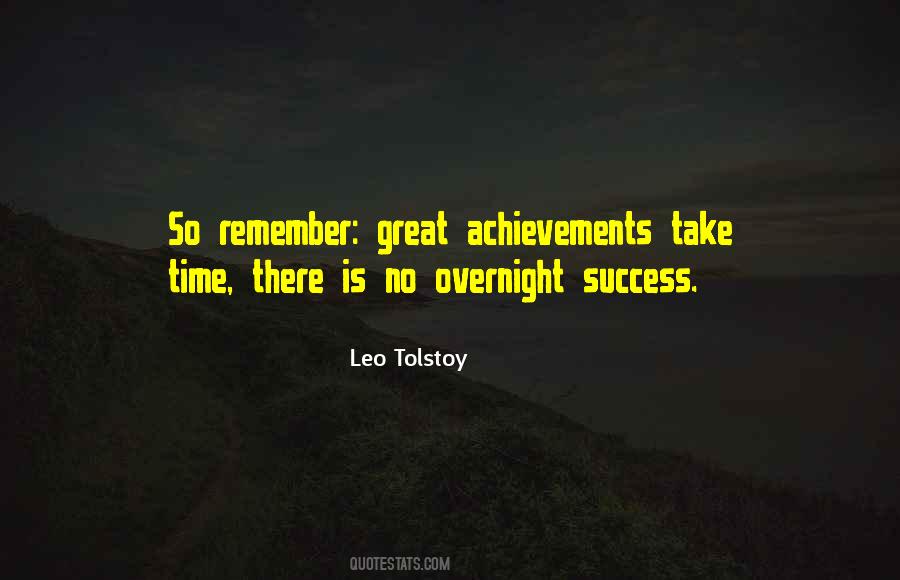 Quotes About Great Achievements #14476