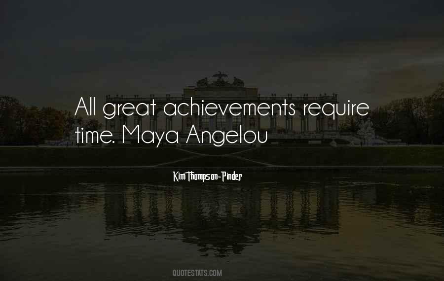 Quotes About Great Achievements #614889