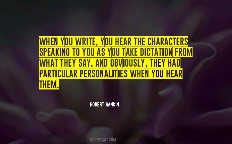 Quotes About Dictation #884825