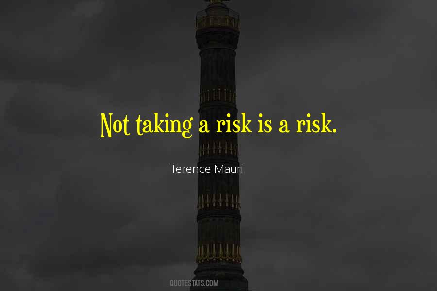 Quotes About Taking A Risk #295493