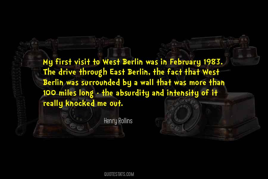 Quotes About East Berlin #452905