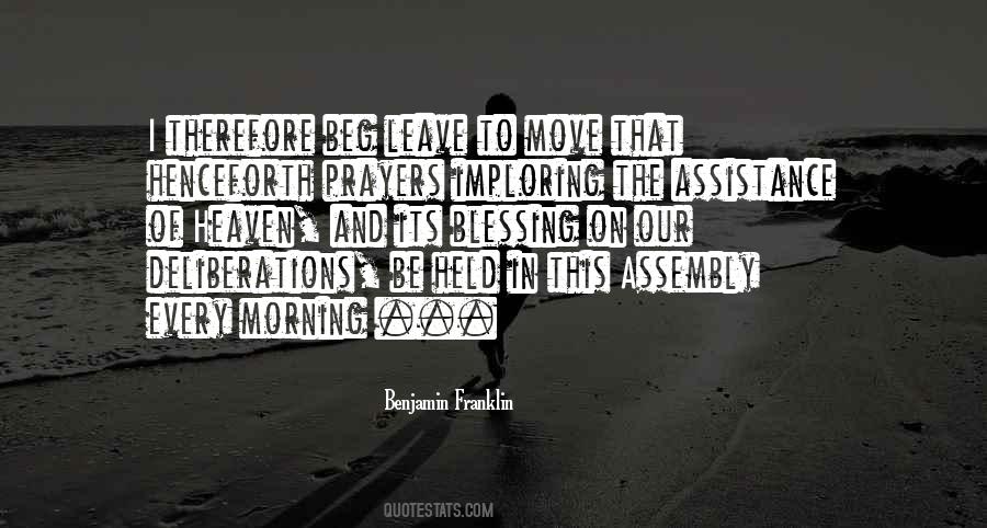 Quotes About Morning Prayer #1288247