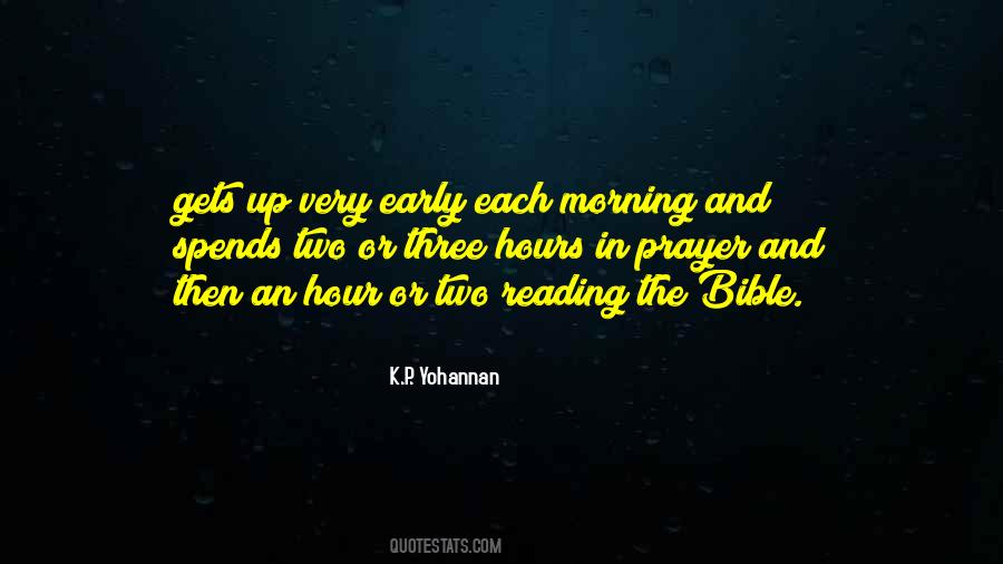 Quotes About Morning Prayer #160848