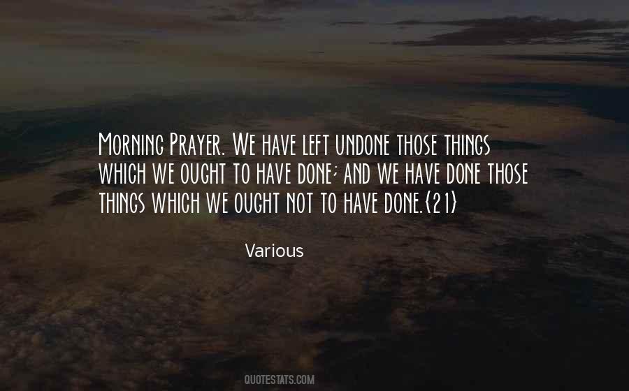 Quotes About Morning Prayer #1690625