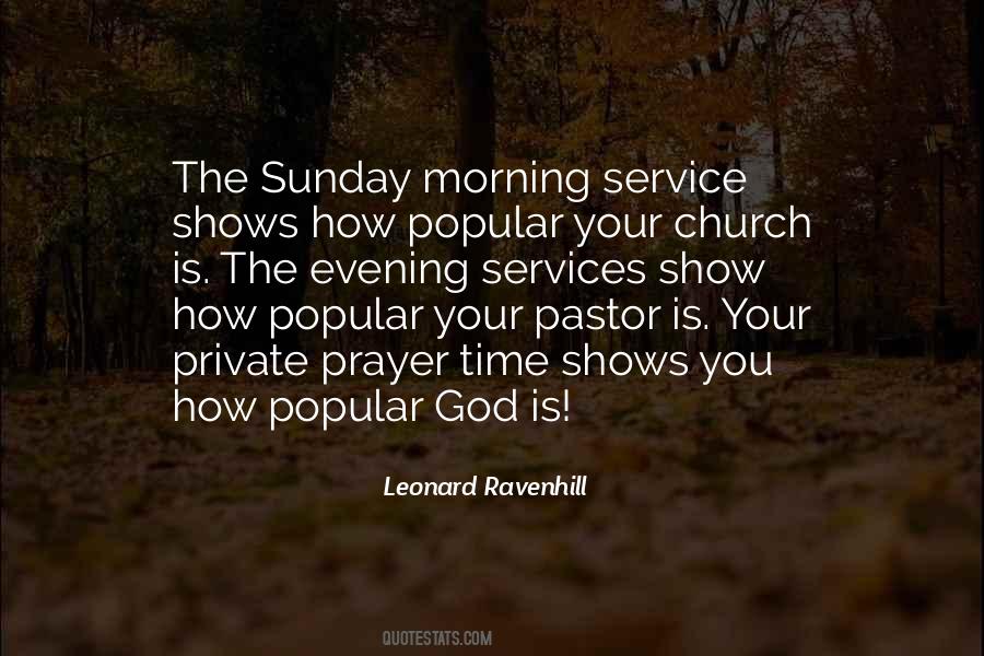 Quotes About Morning Prayer #340901