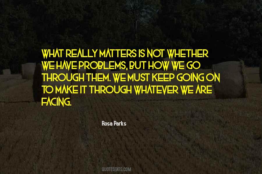 Quotes About What Really Matters #896674