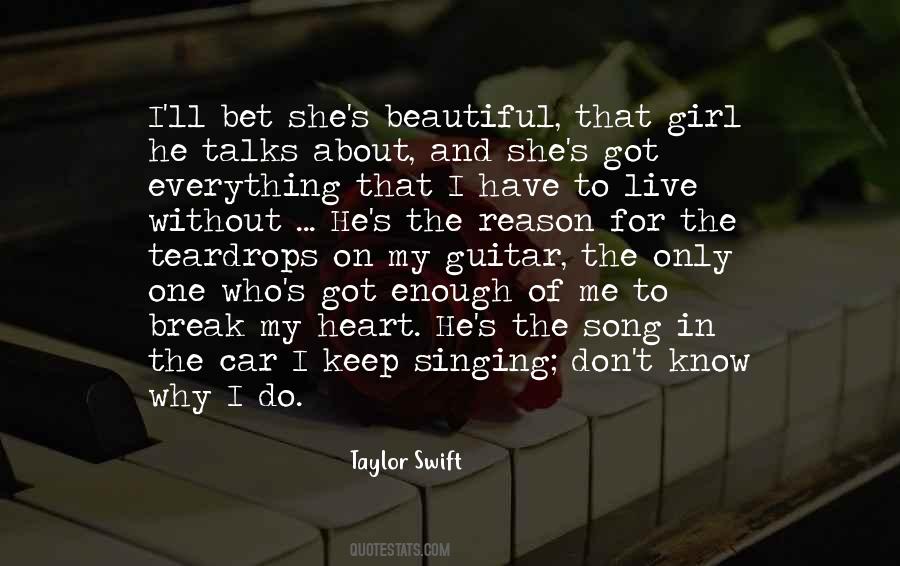 Quotes About Love Taylor Swift #224518